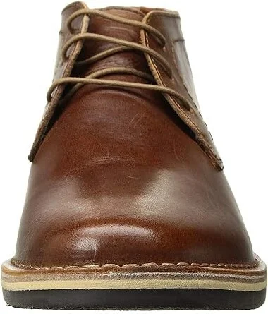 Steve Madden Harken Men's Lace-up Boots Cognac Leather : 8 D - Medium - Image 6
