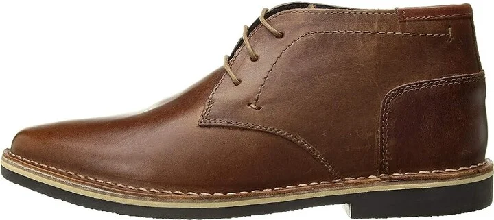Steve Madden Harken Men's Lace-up Boots Cognac Leather : 8 D - Medium - Image 7