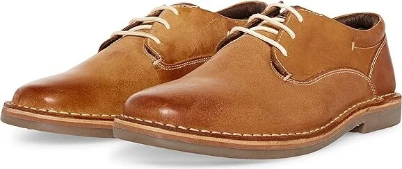 Steve Madden Harpoon - Extended Sizes Men's Lace up casual Shoes Tan Leather : 14 D - Medium