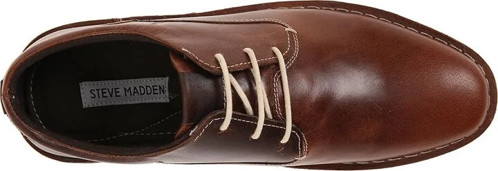 Steve Madden Harpoon - Extended Sizes Men's Lace up casual Shoes Wood : 14 D - Medium, Leather - Image 3