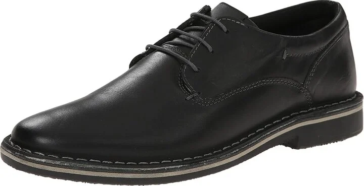 Steve Madden Harpoon Men's Lace up casual Shoes Black Leather : 7 D - Medium - Image 2
