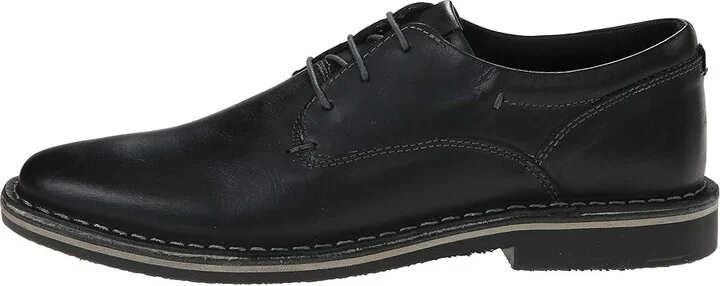 Steve Madden Harpoon Men's Lace up casual Shoes Black Leather : 7 D - Medium - Image 6