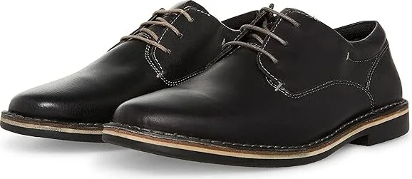 Steve Madden Harpoon Men's Lace up casual Shoes Black Leather : 7 D - Medium