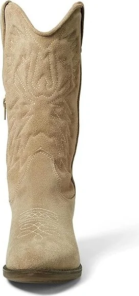 Steve Madden Hayward Western Boot Women's Shoes Sand Suede : 8 M - Image 2