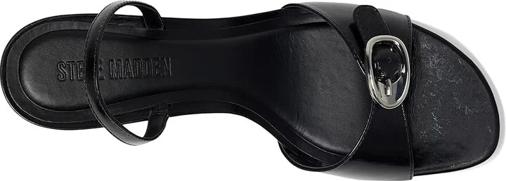 Steve Madden Henrietta Women's Sandals Black Leather : 7.5 M - Image 2