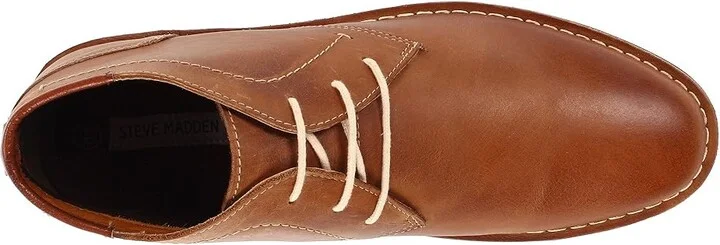 Steve Madden Hestonn Men's Shoes Tan Leather : 8 D - Medium - Image 3