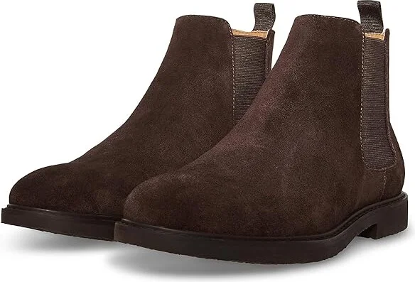 Steve Madden Highline Men's Boots Chocolate Brown Suede : 7 D - Medium