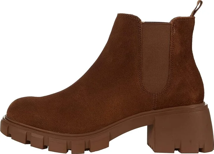 Steve Madden Howler Boot Women's Boots Cognac Suede : 9.5 M, Suede/Leather - Image 6