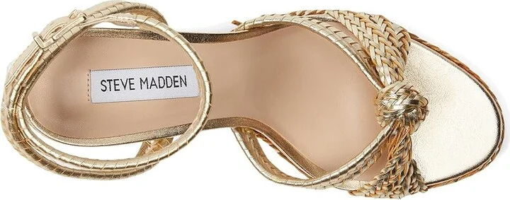 Steve Madden Ibiza Women's Sandals Gold Leather : 9.5 M - Image 2