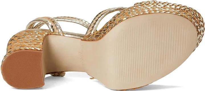 Steve Madden Ibiza Women's Sandals Gold Leather : 9.5 M - Image 3