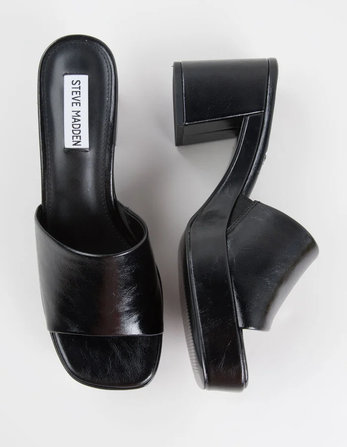 STEVE MADDEN Ilana Womens Platform Slide Sandals - Image 5