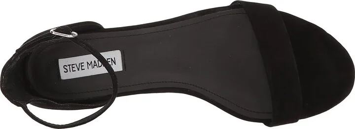 Steve Madden Irenee Sandal Women's 1-2 inch heel Shoes Black Suede : 5 M, Leather/Nubuck/Suede - Image 3