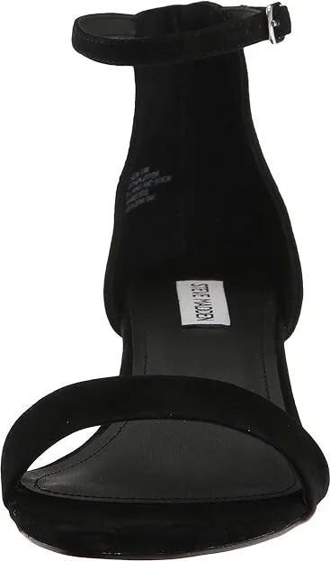 Steve Madden Irenee Sandal Women's 1-2 inch heel Shoes Black Suede : 5 M, Leather/Nubuck/Suede - Image 6