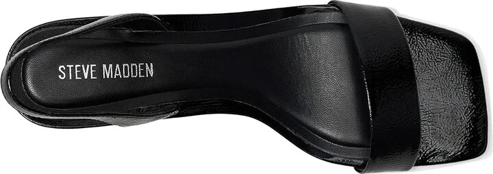 Steve Madden Isha Women's Sandals Black Patent : 7.5 M, Leather/Rubber - Image 2