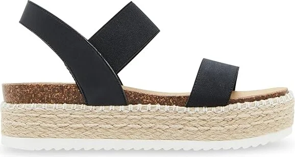 Steve Madden Jaklin Sandal Women's Shoes Black : 10 M, Textile - Image 6