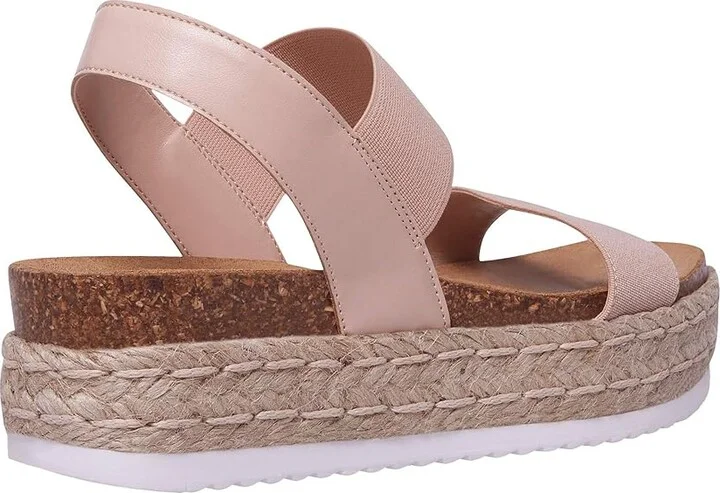 Steve Madden Jaklin Sandal Women's Shoes Blush : 7 M, Textile - Image 4