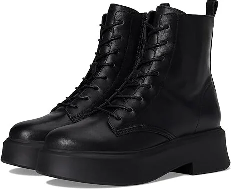 Steve Madden Jazmin Women's Boots Black Leather : 9.5 M