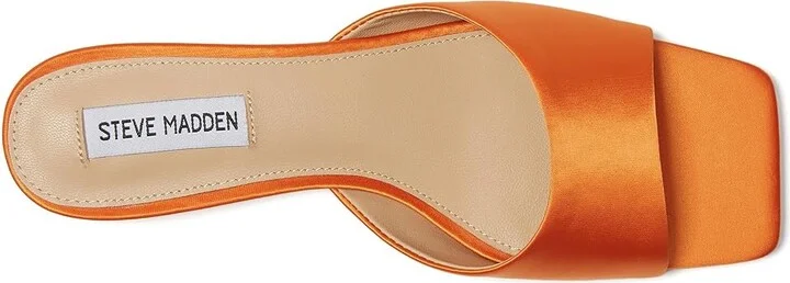 Steve Madden Joanie Women's Shoes Orange Satin : 7 M, Satin/Textile - Image 2