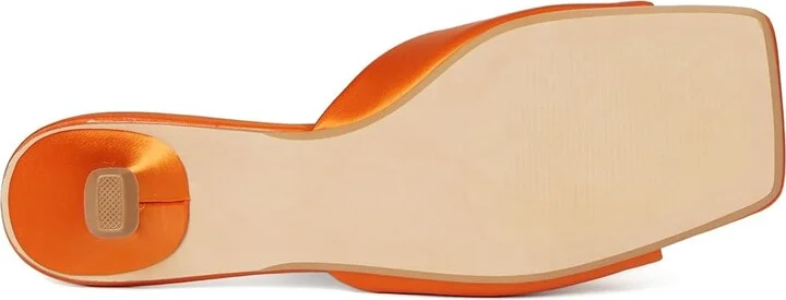 Steve Madden Joanie Women's Shoes Orange Satin : 7 M, Satin/Textile - Image 3
