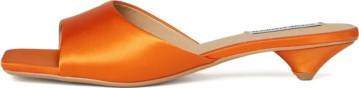 Steve Madden Joanie Women's Shoes Orange Satin : 7 M, Satin/Textile - Image 6