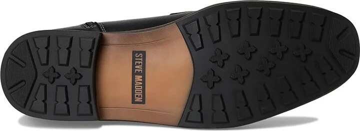 Steve Madden Jotting Men's Boots Black Leather : 12 D - Medium - Image 3