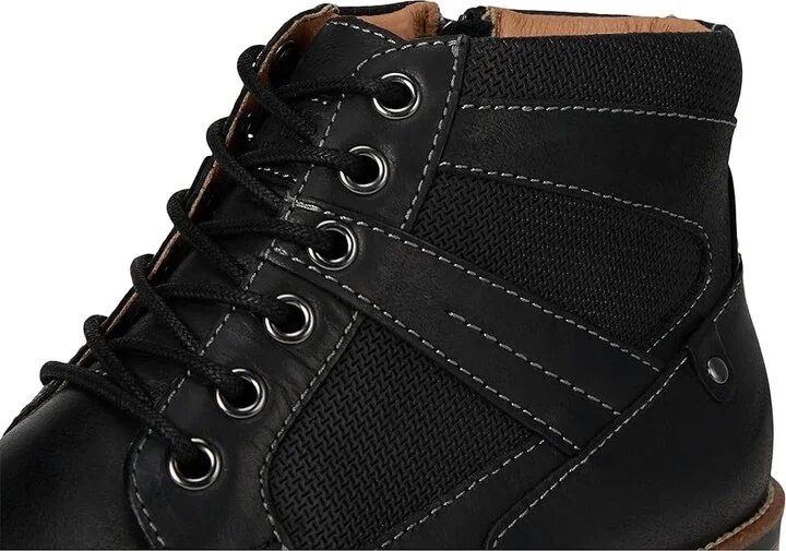 Steve Madden Jotting Men's Boots Black Leather : 12 D - Medium - Image 7