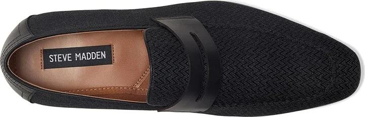 Steve Madden Jules Men's Slip on Shoes Black/ Black : 13 D - Medium, Leather - Image 2