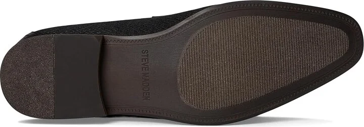 Steve Madden Jules Men's Slip on Shoes Black/ Black : 13 D - Medium, Leather - Image 3