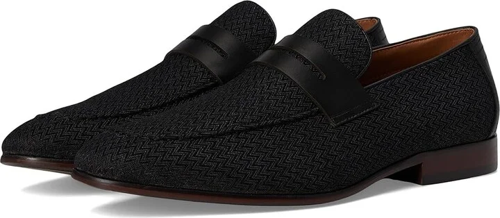 Steve Madden Jules Men's Slip on Shoes Black/ Black : 13 D - Medium, Leather
