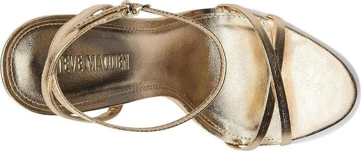 Steve Madden Jypsey Women's Shoes Gold Leather : 7.5 M - Image 2