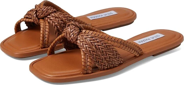 Steve Madden Kandace Women's Sandals Cognac : 6.5 M, Rubber/Synthetic