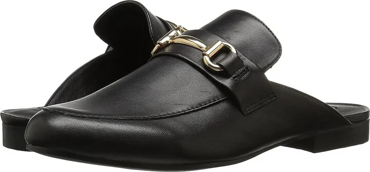 Steve Madden Kandi Slip-On Mule Women's Shoes Black Leather : 6 M