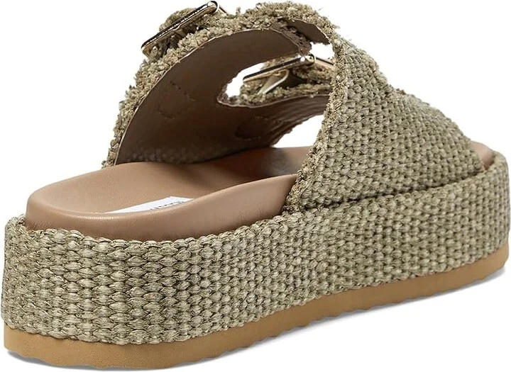 Steve Madden Karrigan Women's Sandals Olive : 7.5 M, Rubber - Image 4