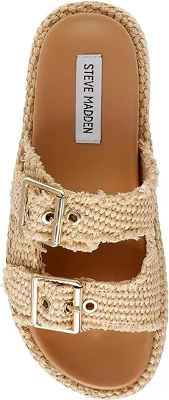Steve Madden Karrigan Women's Sandals Olive : 7.5 M, Rubber - Image 6