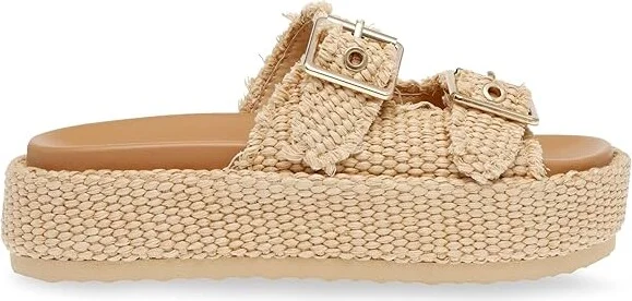 Steve Madden Karrigan Women's Sandals Olive : 7.5 M, Rubber - Image 10