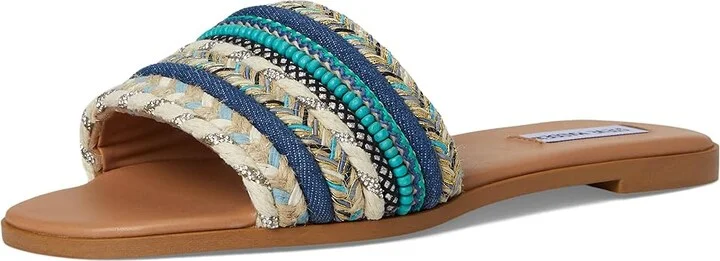 Steve Madden Kassi Women's Sandals Denim : 11 M, Rubber/Synthetic - Image 5