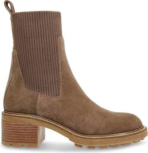 Steve Madden Kiley Women's Boots Taupe Suede : 7.5 M, Leather/Rubber - Image 6