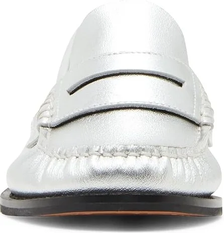 Steve Madden Kingston Women's Flat Shoes Silver Leather : 6 M - Image 5