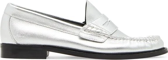Steve Madden Kingston Women's Flat Shoes Silver Leather : 6 M - Image 6