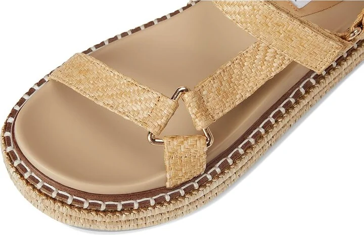 Steve Madden Lagoon Women's Sandals Natural Raffia : 7 M - Image 7