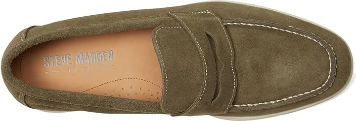 Steve Madden Laguna Men's Lace-up Boots Olive Suede : 8 D - Medium, Leather - Image 2