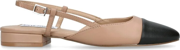 Steve Madden Leather Belinda Slingback Flats
