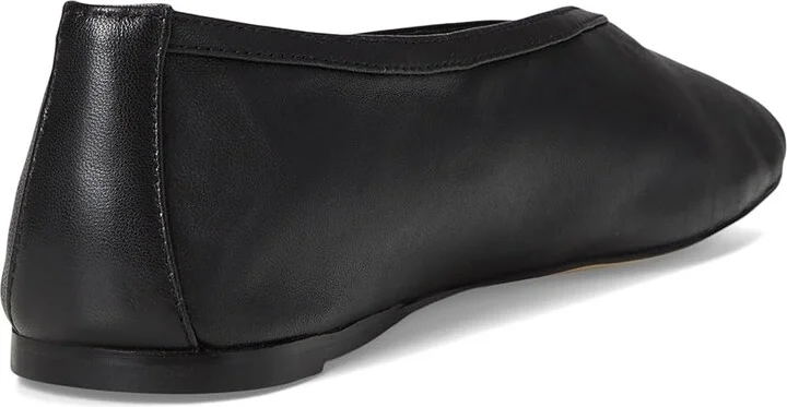 Steve Madden Leni Women's Flat Shoes Black Leather : 7 M, Rubber - Image 4
