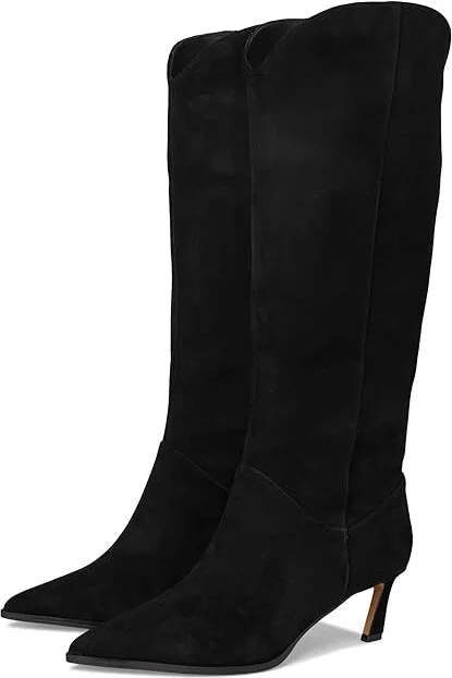 Steve Madden Lenya Women's Boots Black Suede : 10 M