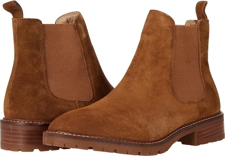 Steve Madden Leopold Bootie Women's Shoes Chestnut Suede : 6 M