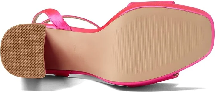 Steve Madden Lessa Sandal Women's Shoes Pink Satin : 7.5 M - Image 3