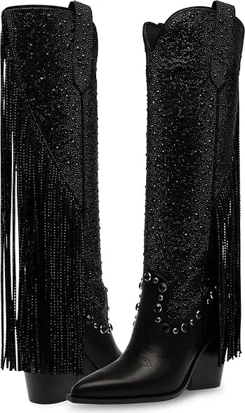 Steve Madden Lexy Women's Boots Black : 8 M, Leather