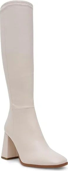 Steve Madden Livah Women's Boots Bone : 10 M, Leather/Rubber