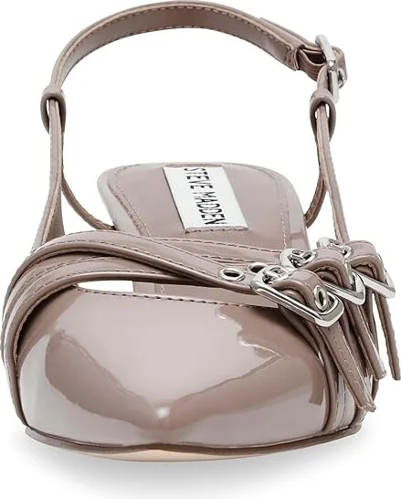 Steve Madden Loca High Women's Heels Taupe Patent : 6 M, Rubber - Image 5