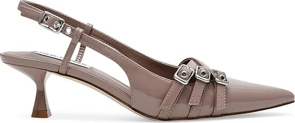 Steve Madden Loca High Women's Heels Taupe Patent : 6 M, Rubber - Image 6